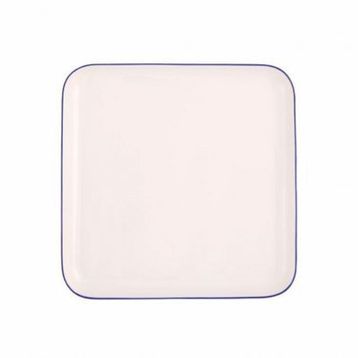 Porland 21x21 CM Blue Stripe Düz Tabak