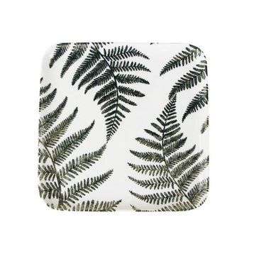 Porland 21x21 cm Botanical Düz Tabak