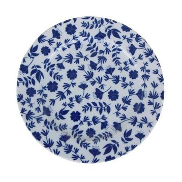 Porland 24 cm Blue Desen1 Düz Tabak