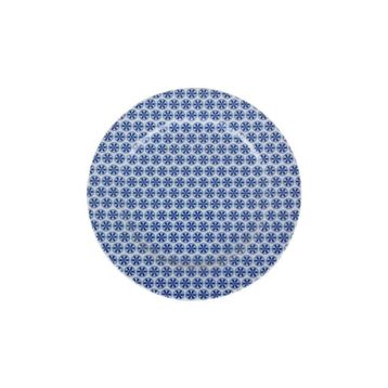 Porland 24 cm Blue Desen4 Düz Tabak