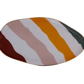 Porland 27 cm Abstract Kayık Tabak