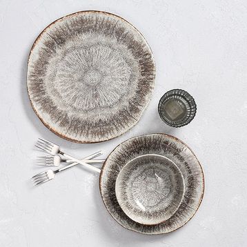 Porland 3 Parça Stoneware İris Yemek Takımı