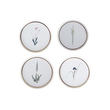 Porland 4 Parça 21 cm Botanical Pasta Tabağı