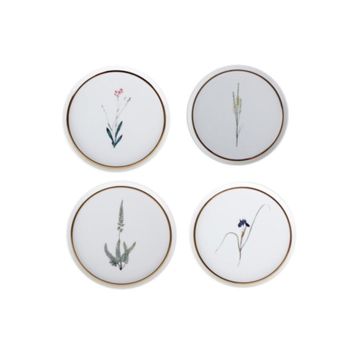 Porland 4 Parça 21 cm Botanical Pasta Tabağı