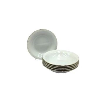 Porland A10047 Jade Altın Çukur 19 cm 6'lı Tabak
