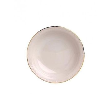Porland A14730 Gold Kenarli Jade Çukur 17 cm 6'lı Tabak