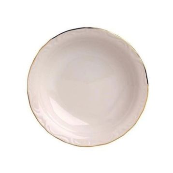 Porland A14730 Gold Kenarli Jade Çukur 17 cm 6'lı Tabak