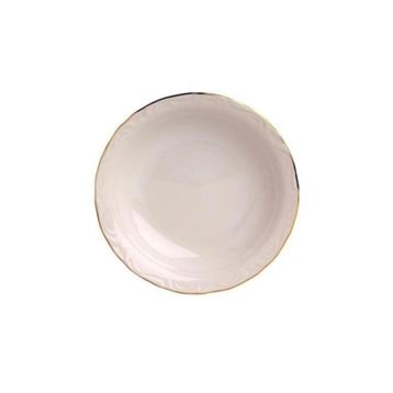 Porland A14730 Gold Kenarli Jade Çukur 17 cm 6'lı Tabak
