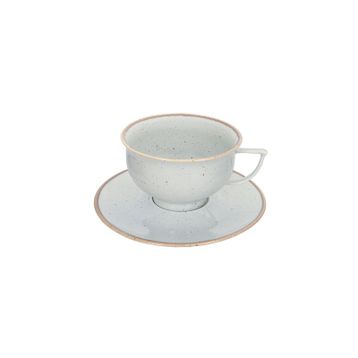 Porland Abbey Classic Seasons Gri Tabaklı 210 cc Çay Fincanı