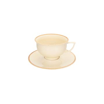 Porland Abbey Classic Seasons Sarı Tabaklı 210 cc Çay Fincanı