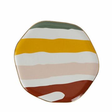 Porland Abstract 27cm Düz Tabak