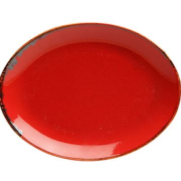 Porland Alm Seasons 31 cm Kırmızı Kayık Tabak