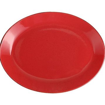 Porland Alm Seasons 31 cm Kırmızı Kayık Tabak