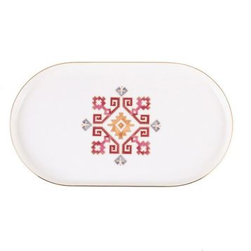 Porland Arabesque 28 cm 2 Adet Kayık Tabak