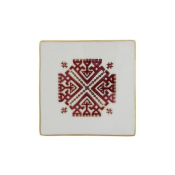 Porland Arabesque Desen 6 10 cm Bardak Altlığı