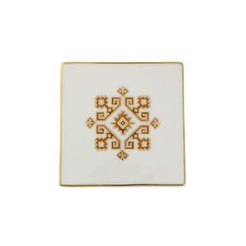 Porland Arabesque Desen 6 10 cm Bardak Altlığı