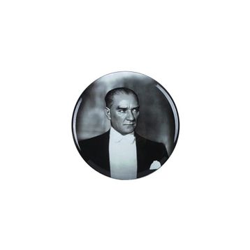 Porland Atatürk 28 cm Desen 1 Dekoratif Tabak