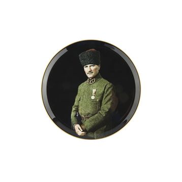 Porland Atatürk 28 cm Desen 2 Dekoratif Tabak