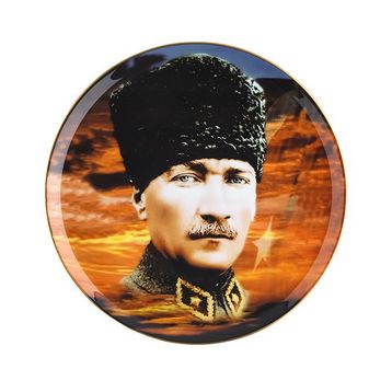 Porland Atatürk 28 cm Desen 4 Dekoratif Tabak