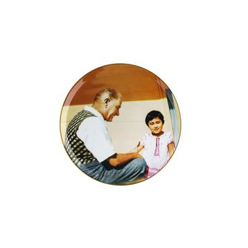 Porland Atatürk 28 cm Desen 5 Dekoratif Tabak