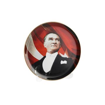 Porland Atatürk 28 cm Desen 6 Dekoratif Tabak