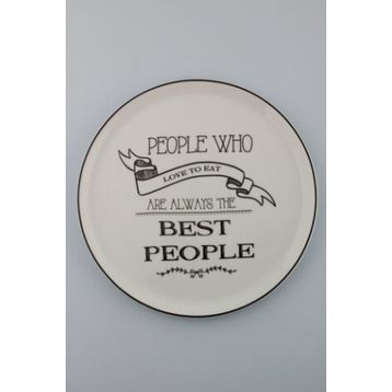 Porland Be Happy 28 cm Düz Tabak