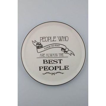 Porland Be Happy 28 cm Düz Tabak