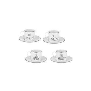 Porland Be Happy Tabaklı 180cc Çay Fincanı