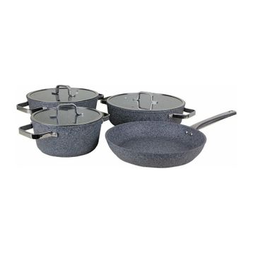 Porland Bianco Gri 7 Parça 18 cm Tencere Takımı