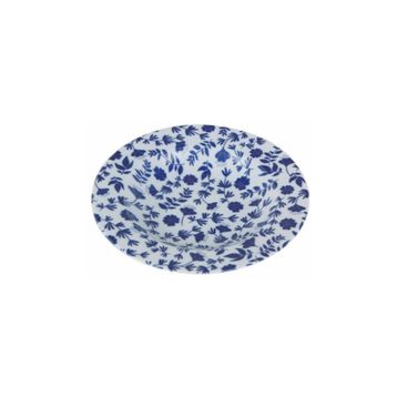Porland Blue Desen1 22 cm Çukur Tabak