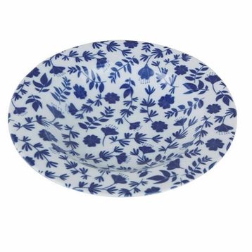 Porland Blue Desen1 22 cm Çukur Tabak