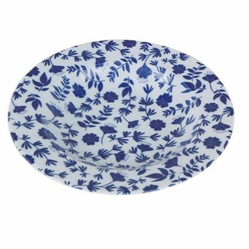 Porland Blue Desen1 22 cm Çukur Tabak