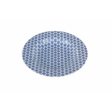 Porland Blue Desen4 22 cm Çukur Tabak