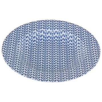 Porland Blue Desen5 22 cm Çukur Tabak