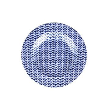 Porland Blue Desen5 22 cm Çukur Tabak