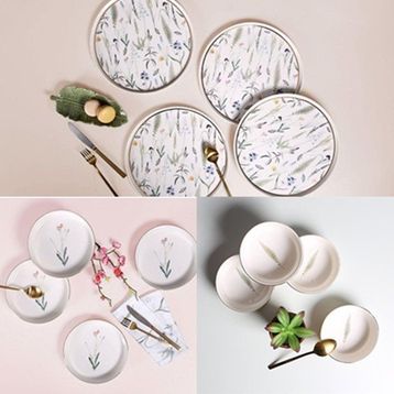 Porland Botanical 4 Kişilik 12 Parça Yemek Takımı