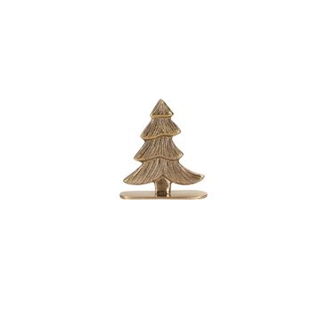 Porland Çam Ağacı Gold 5.5 cm Yer Kartı Tutucu
