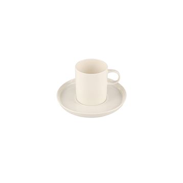 Porland Chopin Alumilite Tabaklı 85 cc 6 Adet Kahve Fincanı