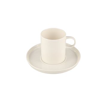 Porland Chopin Alumilite Tabaklı 85 cc 6 Adet Kahve Fincanı