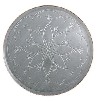 Porland Christina 32 cm Koyu Gri Düz Tabak