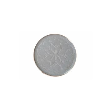 Porland Christina 32 cm Koyu Gri Düz Tabak