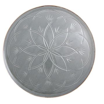 Porland Christina 32 cm Koyu Gri Düz Tabak