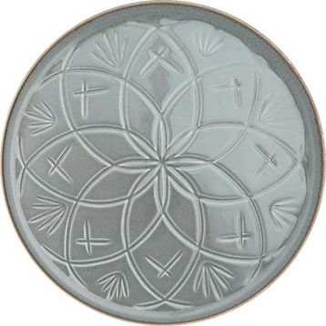 Porland Christina 32 cm Koyu Gri Düz Tabak