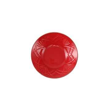 Porland Christina Kırmızı 20 cm Çukur Tabak