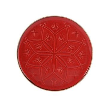 Porland Christina Kırmızı 21 cm Pasta Tabak