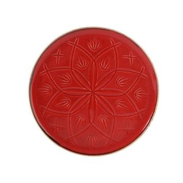 Porland Christina Kırmızı 21 cm Pasta Tabak