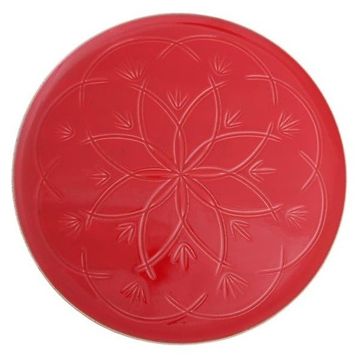 Porland Christina Kırmızı 32 cm Düz Tabak