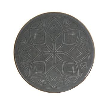 Porland Christina Koyu Gri 27 cm Düz Tabak