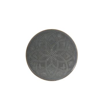 Porland Christina Koyu Gri 27 cm Düz Tabak