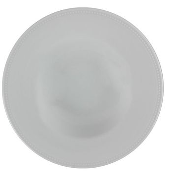 Porland Collet Beyaz Desen2 25 cm Çukur Tabak